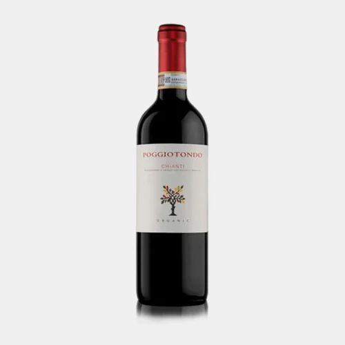 Poggiotondo Chianti Organico (80% Sangiovese, 10% Merlot, 5% Syrah, 5% Colorino) D.O.C.G. Chianti, Italia750 ml